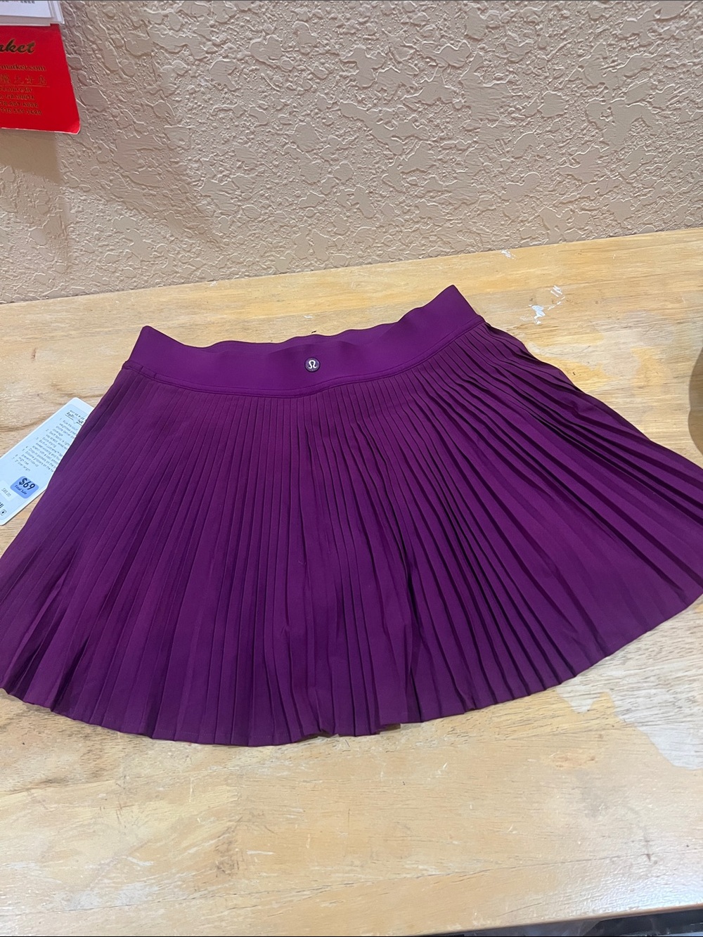 lululemon athletica Repleat HR Tennis Skirt Color ULTP Size 6